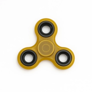 Fidget Spinner, plastový žlutý
