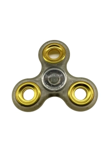 Fidget Spinner, Glitter černý