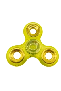 Fidget Spinner, Glitter zeleno-žlutý 