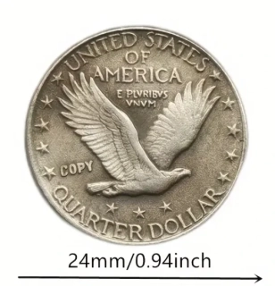 Replika mince Quarter Dollar 1923
