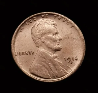 Replika mince One Cent 1914