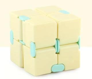 Infinity Cube, Nekonečná mini kostka pastelová žlutá