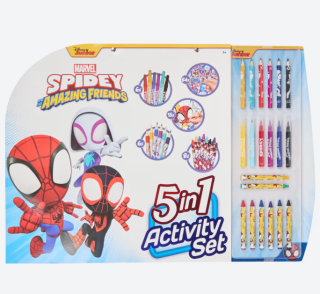 Spidey- Spiderman junior, Mega omalovánky 5v1