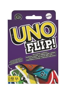 Mattel Games UNO FLIP , karetní hra, desková hra, rodinná hra