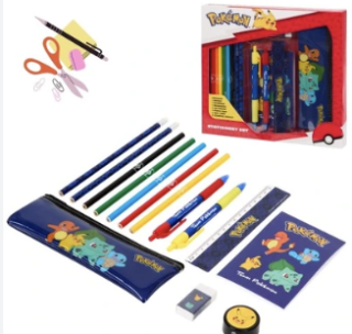 Pokémon Stationery Set (Školní sada Pokémon) 14ks