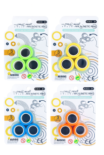 Antistresové magnetické prsteny  4 balení 