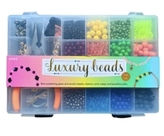 Sada korálků AVEC – Luxury Beads Box s nářadím a doplňky