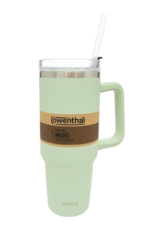 Löwenthal Termo hrnek s brčkem – světle zelenou baru, nerezový, 1200 ml