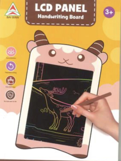 LCD kreslicí tabulka pro děti – zvířecí motiv kozlík