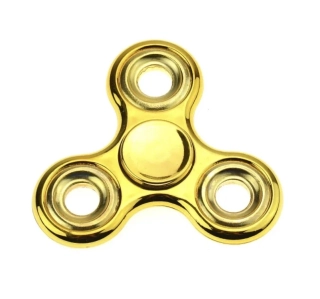 Fidget Spinner metalický zlatý