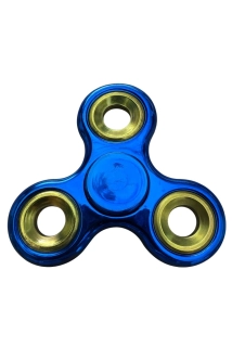 Fidget Spinner metalický modrý