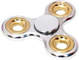 Sada 5 kusů Fidget Spinner metalický 