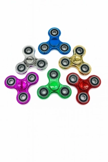Sada 5 kusů Fidget Spinner metalický 