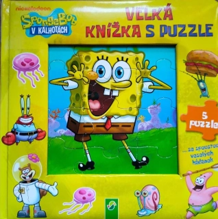 Velká knížka s puzzle, SpongeBob v kalhotách