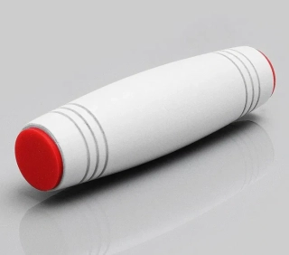 Mokuru Famous, japonská antistresová hračka, bílá