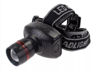 Výkonná LED čelovka BZM501 s zoomem – CREE LED, dobíjecí, fokusovatelný paprsek na 3 baterie AAA