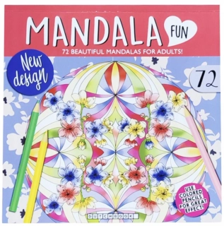 Mandala Fun – antistresová omalovánka pro dospělé (72 motivů)