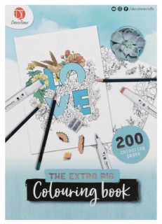 Extra velká omalovánka LOVE – 200 stran kreativního relaxu