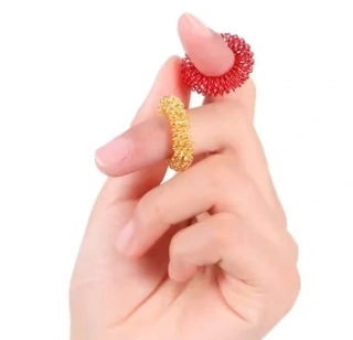 Červený akupunkturní prsten 1 ks