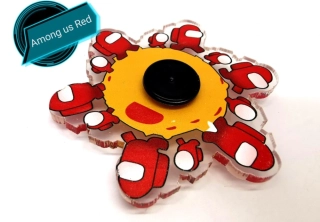Fidget Spinner 6tiramenný animovaný Among