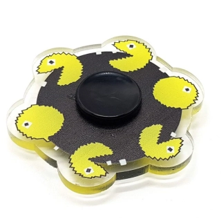 Fidget Spinner 6tiramenný animovaný Pac Man