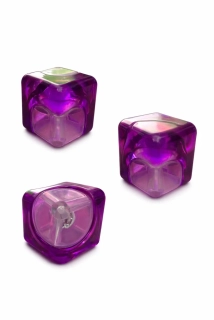 Fidget spinner Kostka otočná fialová