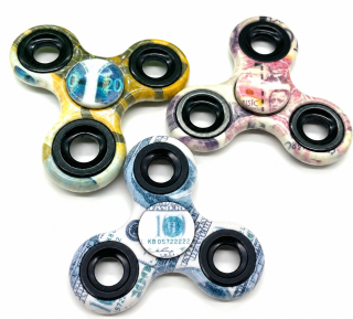 Fidget Spinner, Sada světových měn
