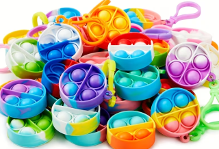 Pop it Mini klíčenka s řetízkem