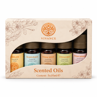 Vivance Scented Oils – sada vonných olejů 5×10 ml