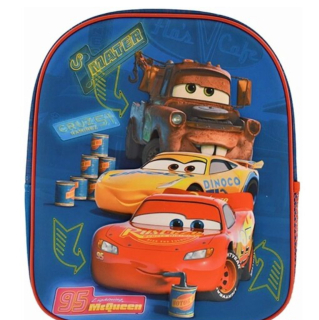 Batoh 3D Disney Cars modrý